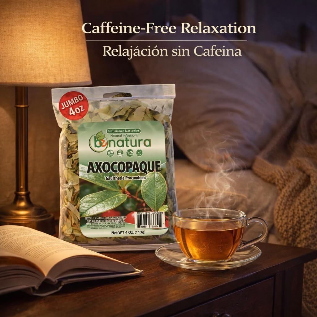 Axocopaque Herbal Tea (4 Oz) – 100% Natural Gaultheria Mexican Leaves – Authenti