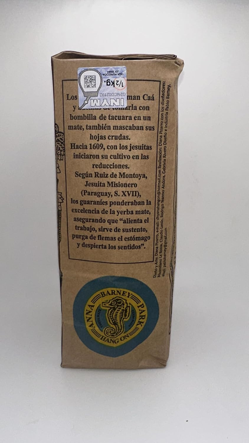 Anna Park Yerba Mate from Argentina – Organic – 1.1 LB (500Gr)