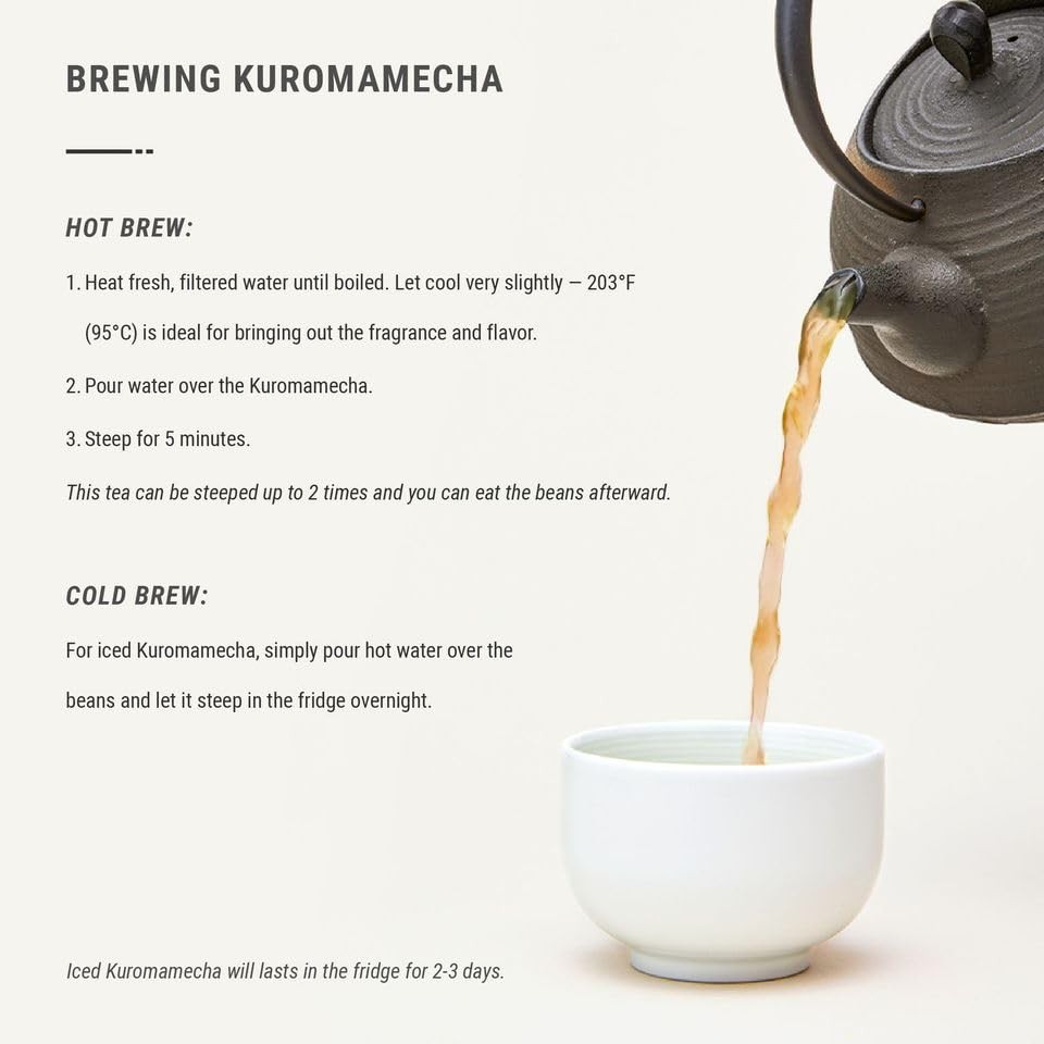 Senbird Premium Kuromamecha Japanese Black Soybean Tea From Hokkaido, Japan…
