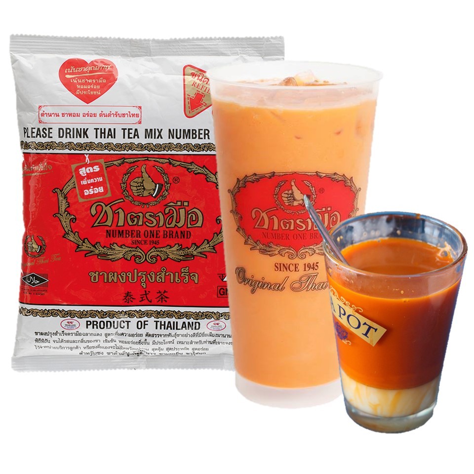 ChaTraMue Number One Brand Original Red Label Thai Tea 400g (14 Oz)
