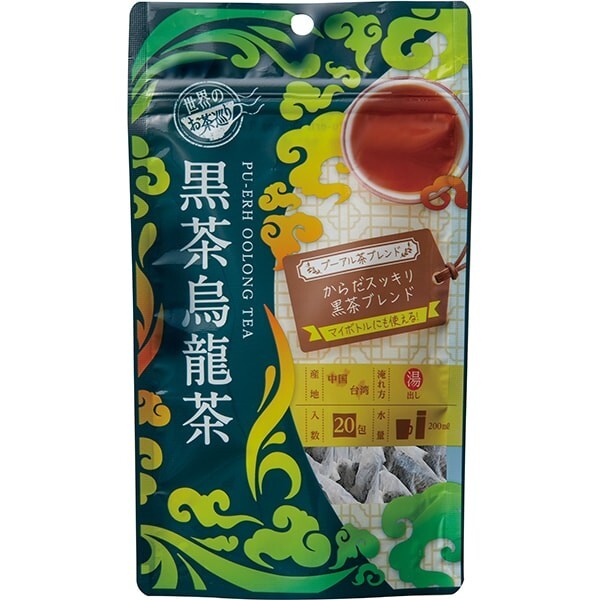 Black Oolong Tea bag 20 bags Tokyo Tea Trading from Japan