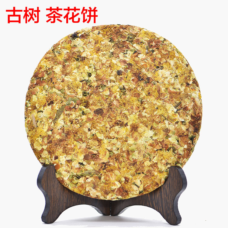 Yunnan Old Trees Camelias Flower Lincang Snowy Mountain Raw Pu’er Puer Tea 357g