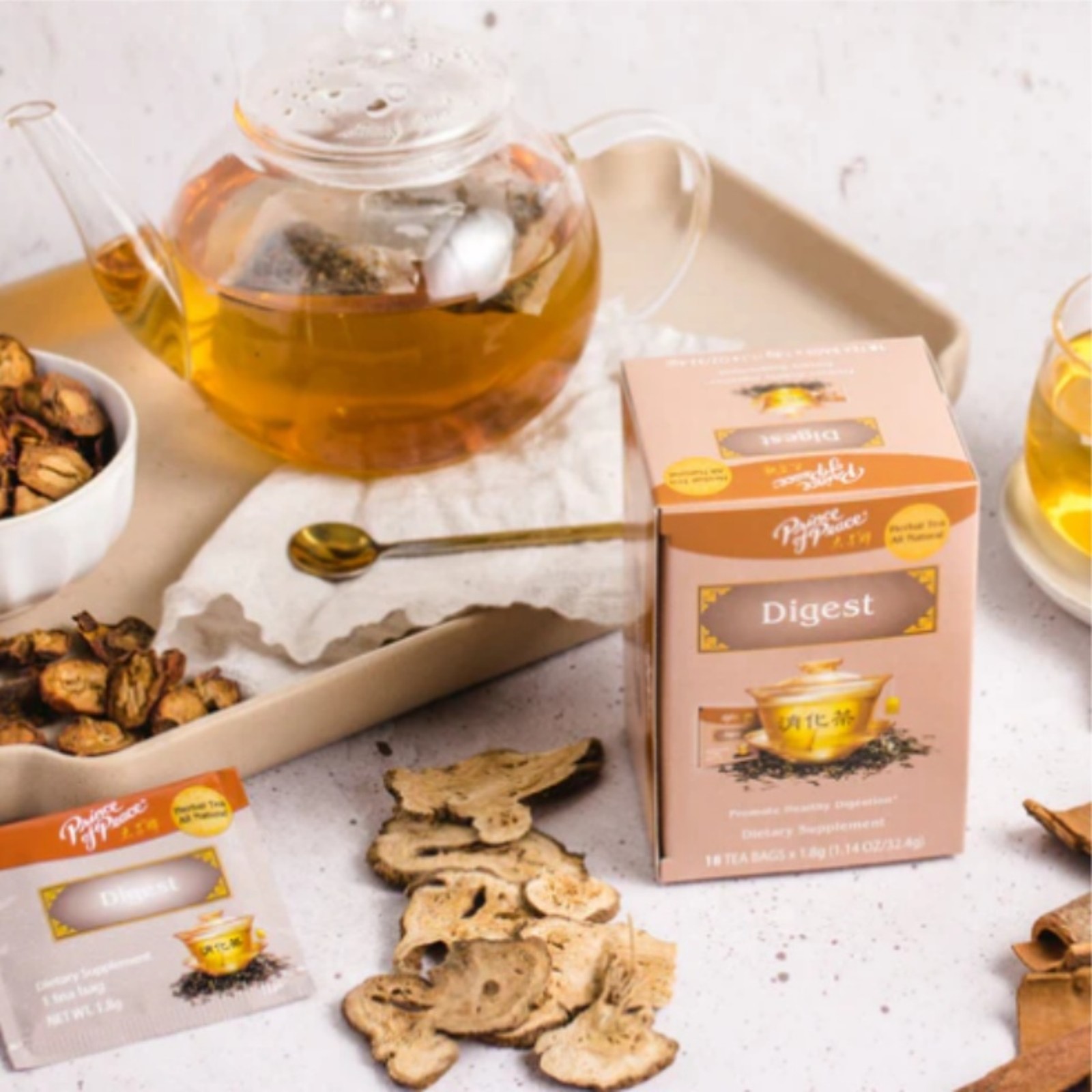 Prince of Peace Digest Tea-6 Boxes- 18 Tea Bags
