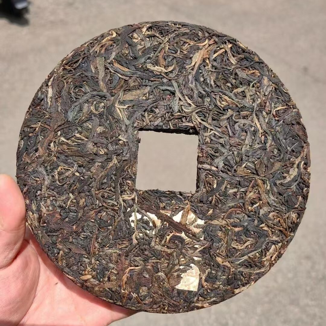 雲海圓茶(銅錢餅),90年代,生茶,400g
