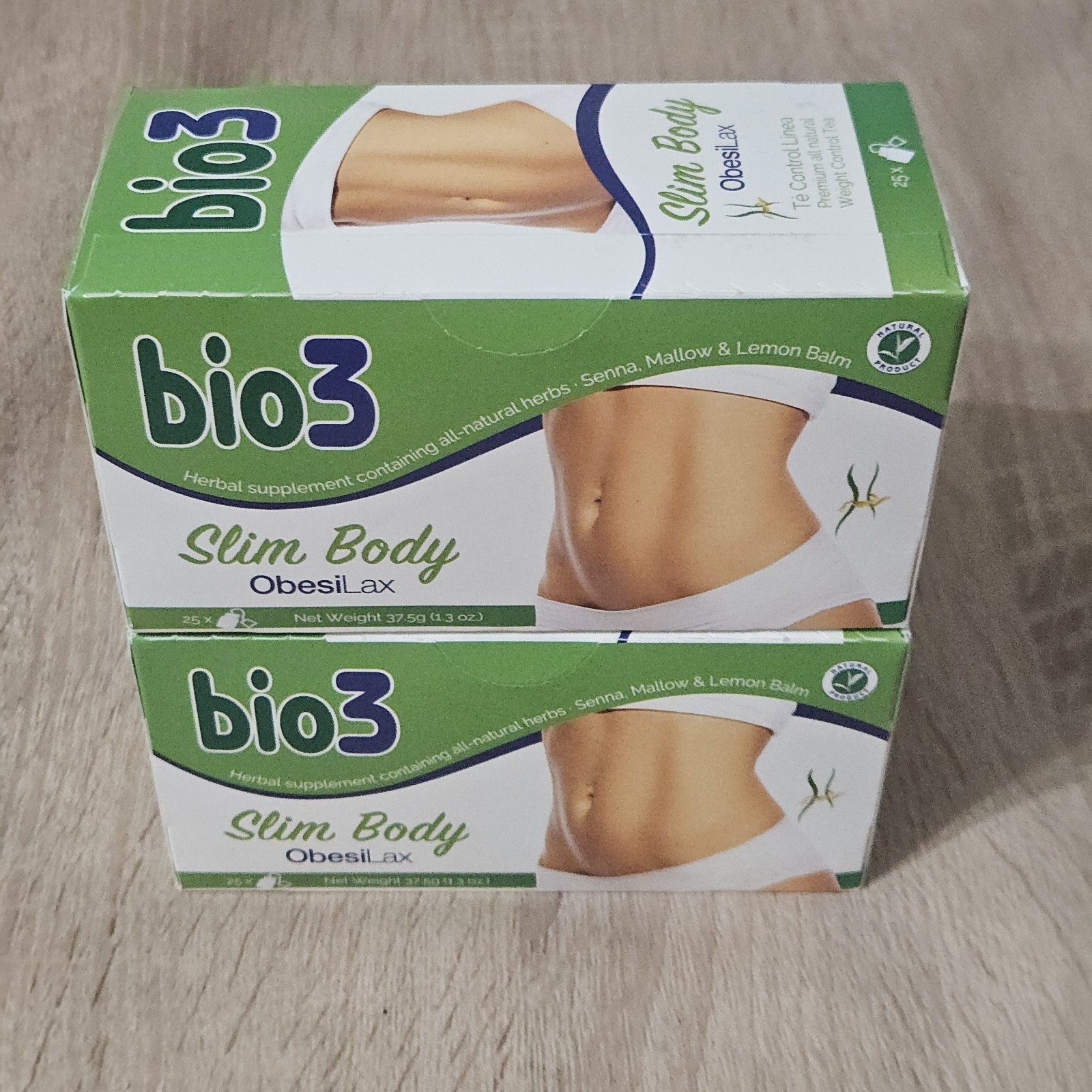 (Pack of 2) Bio3 ObesiLax Tea 25 Tea Bags | Herbal Support for Weight Management
