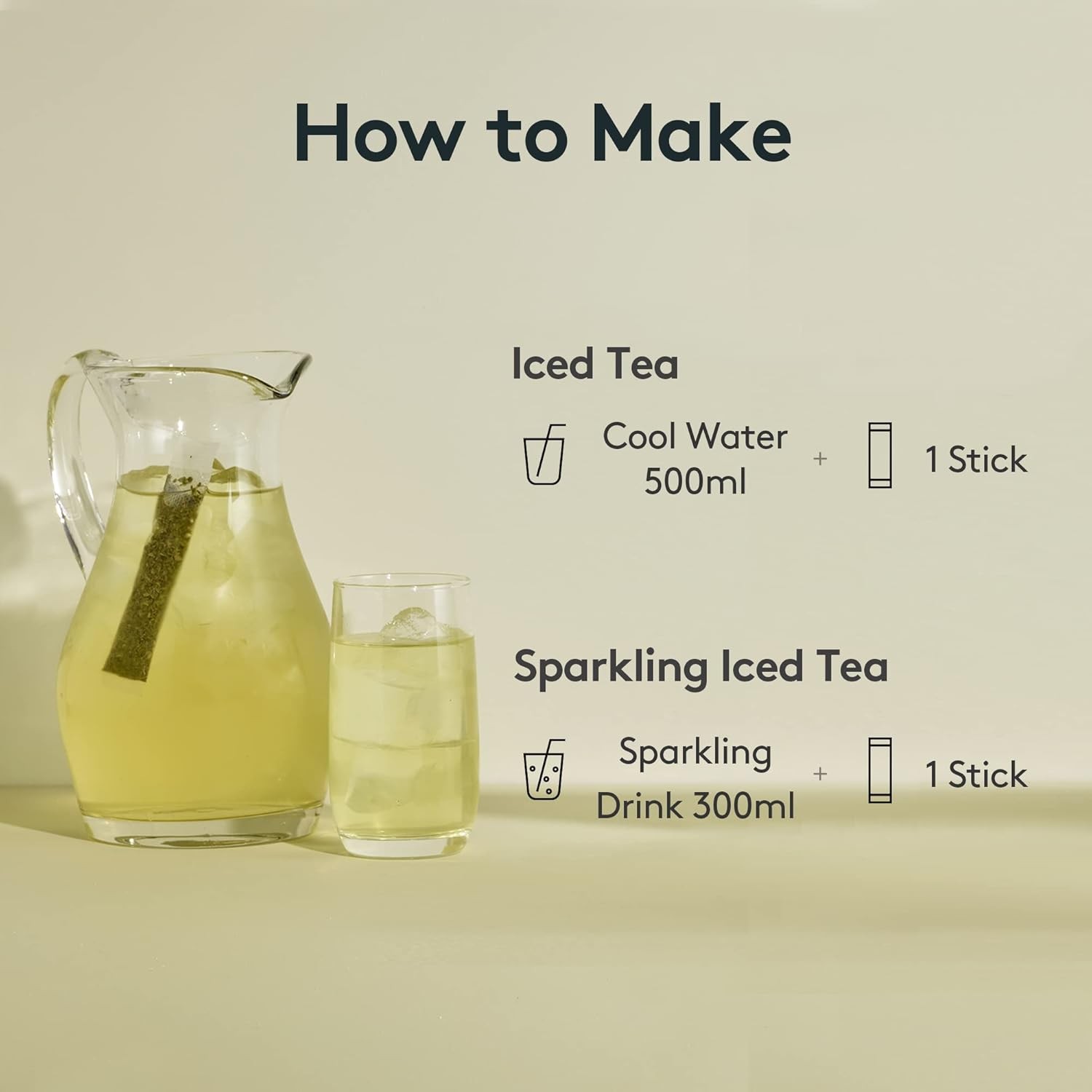 Cold Green Tea, Stick-Type in Pouch Package, Premium Organic Pure Tea from Jeju,