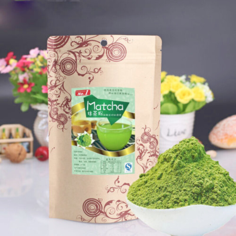 100% Natural Organic Matcha Green Tea Powder 100g Healthy Morning Latte Drink