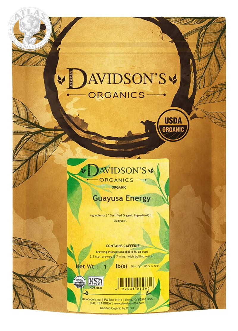 Davidson’S Organics, Guayusa Energy, Loose Leaf Tea, 16-Ounce Bag