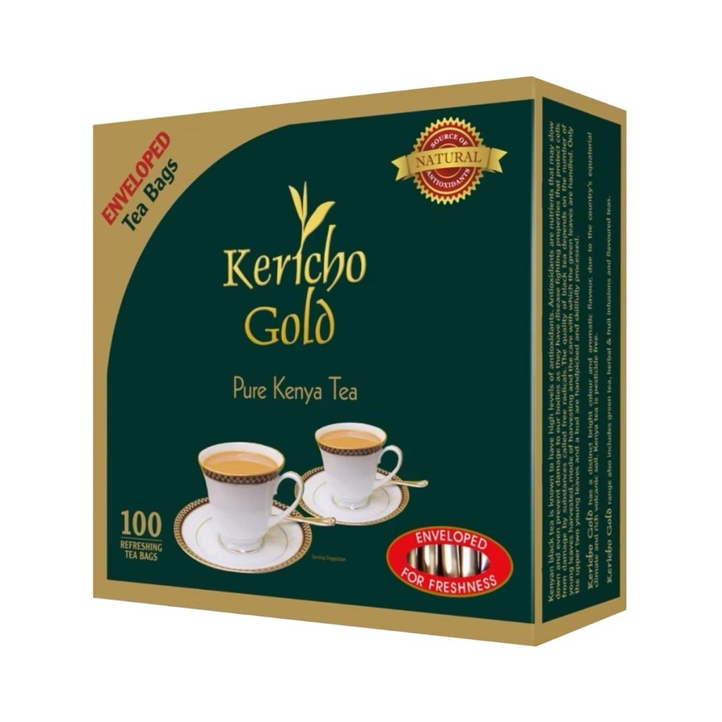 Kericho Gold Pure Kenya Tea – 100 Tea Bags