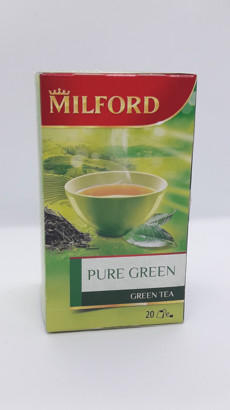 2 x Milford Pure Green Tea 20×1,75g Each Buyer Get a GIFT!No shipping to USA