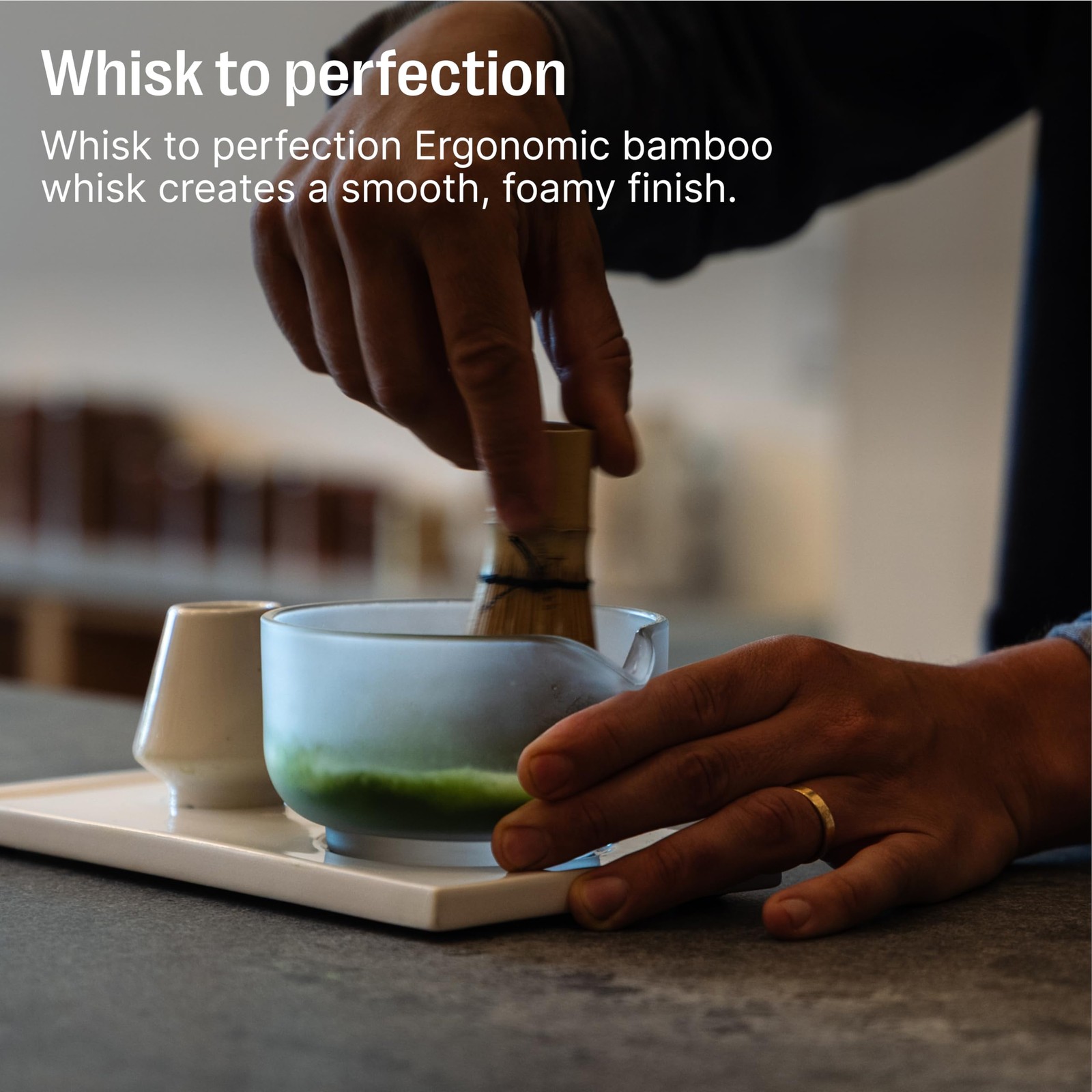 Fellow Matcha Set, Complete Matcha Tea Kit with Ceramic Bowl, Bamboo Whisk & …