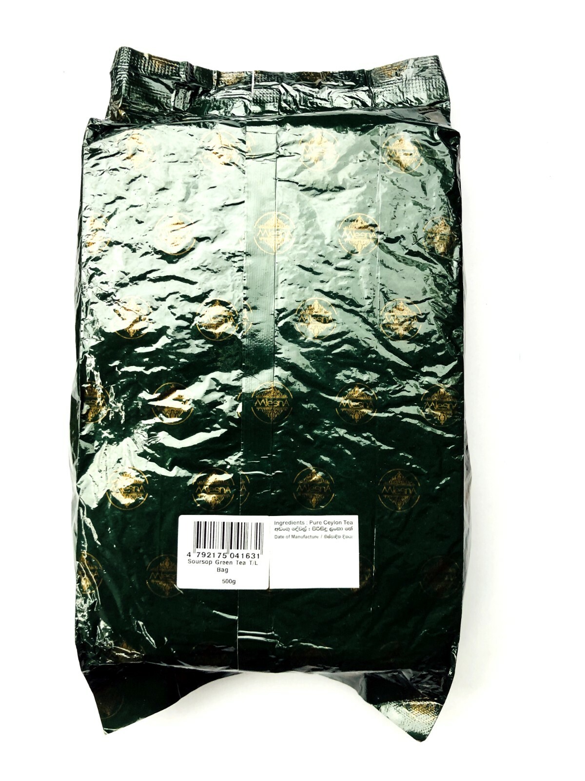 Mlesna Ceylon tea Soursop Green Tea with Natural Extracts 500g (17.63oz)