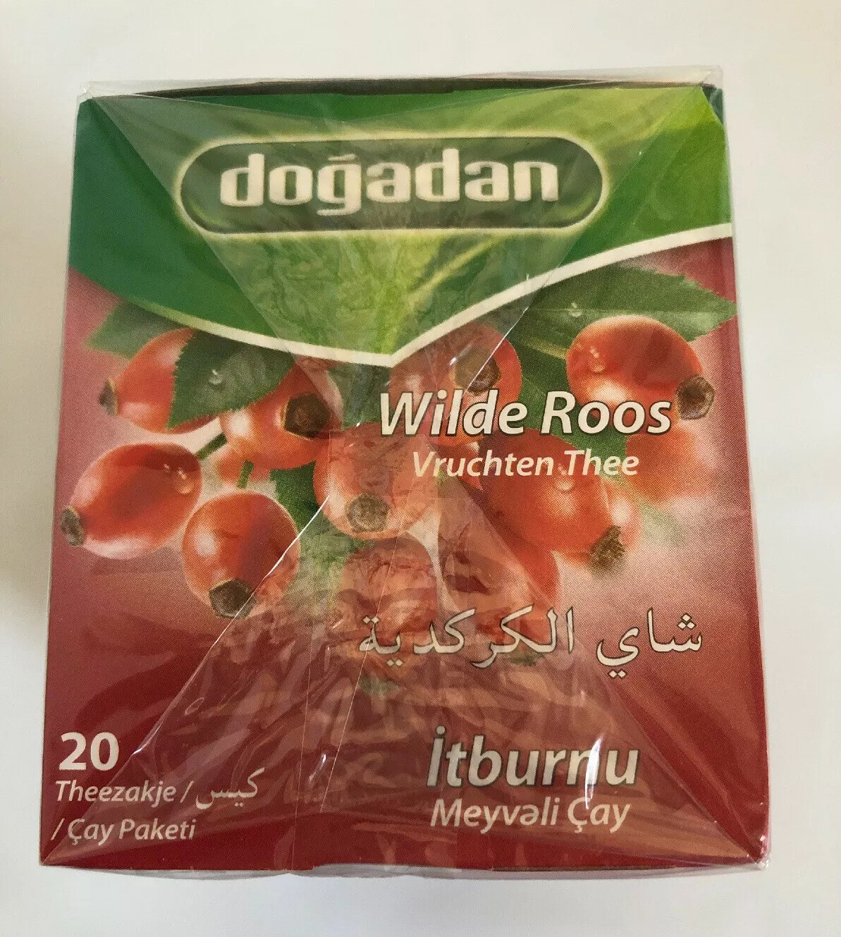 Dogadan Rosehip Fruit (Kusburnu)Tea 20 Tea Bags New
