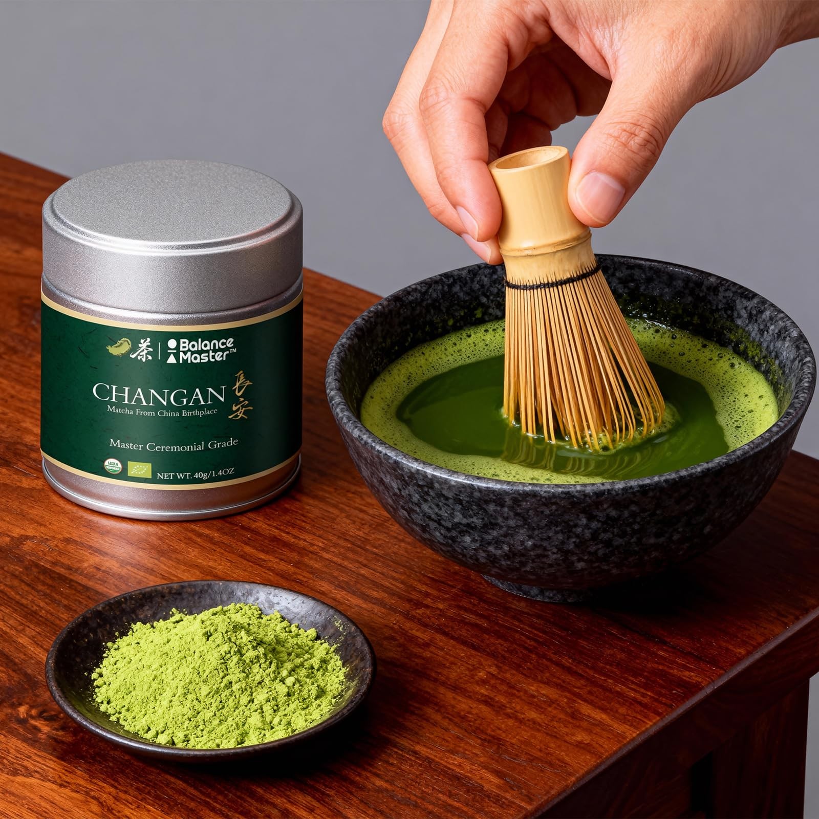 Matcha 40g/1.4oz – Matcha Powder Ceremonial Grade, Gluten-Free for Matcha Lat…
