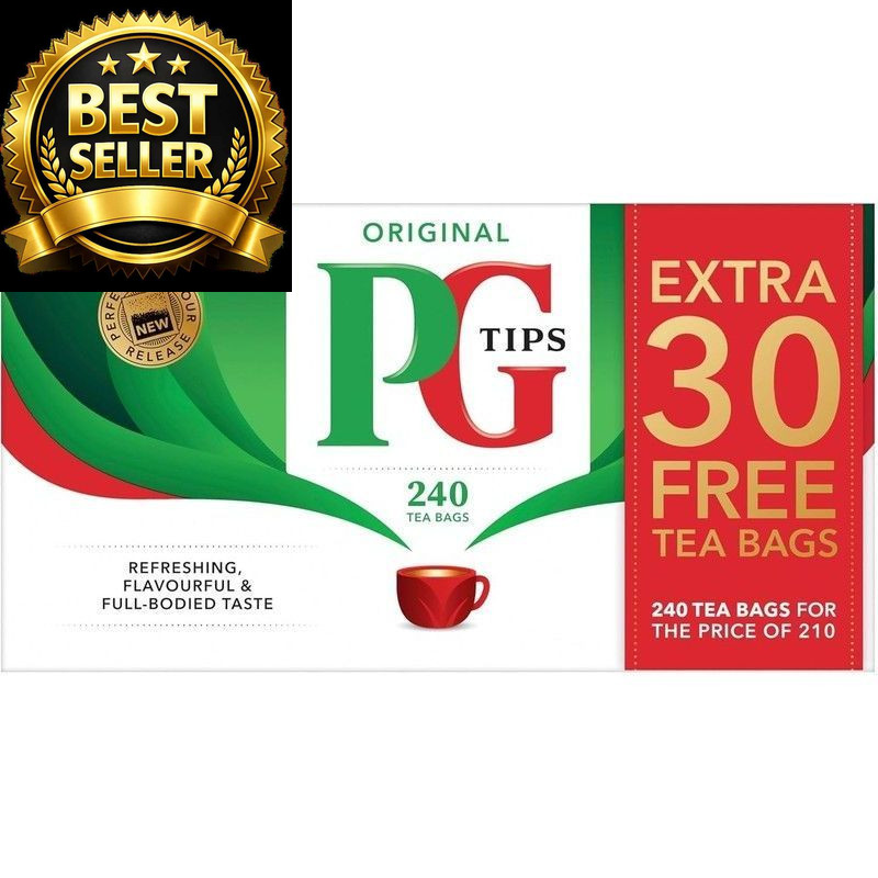 Pg Tips Tea Bags, 240 Count, Pack of 2 240 Count (Pack 2), Basic