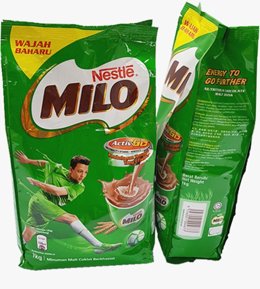 NESTLE MILO Nutritious Chocolate Malt Drink ( 2 packs X 200grams )