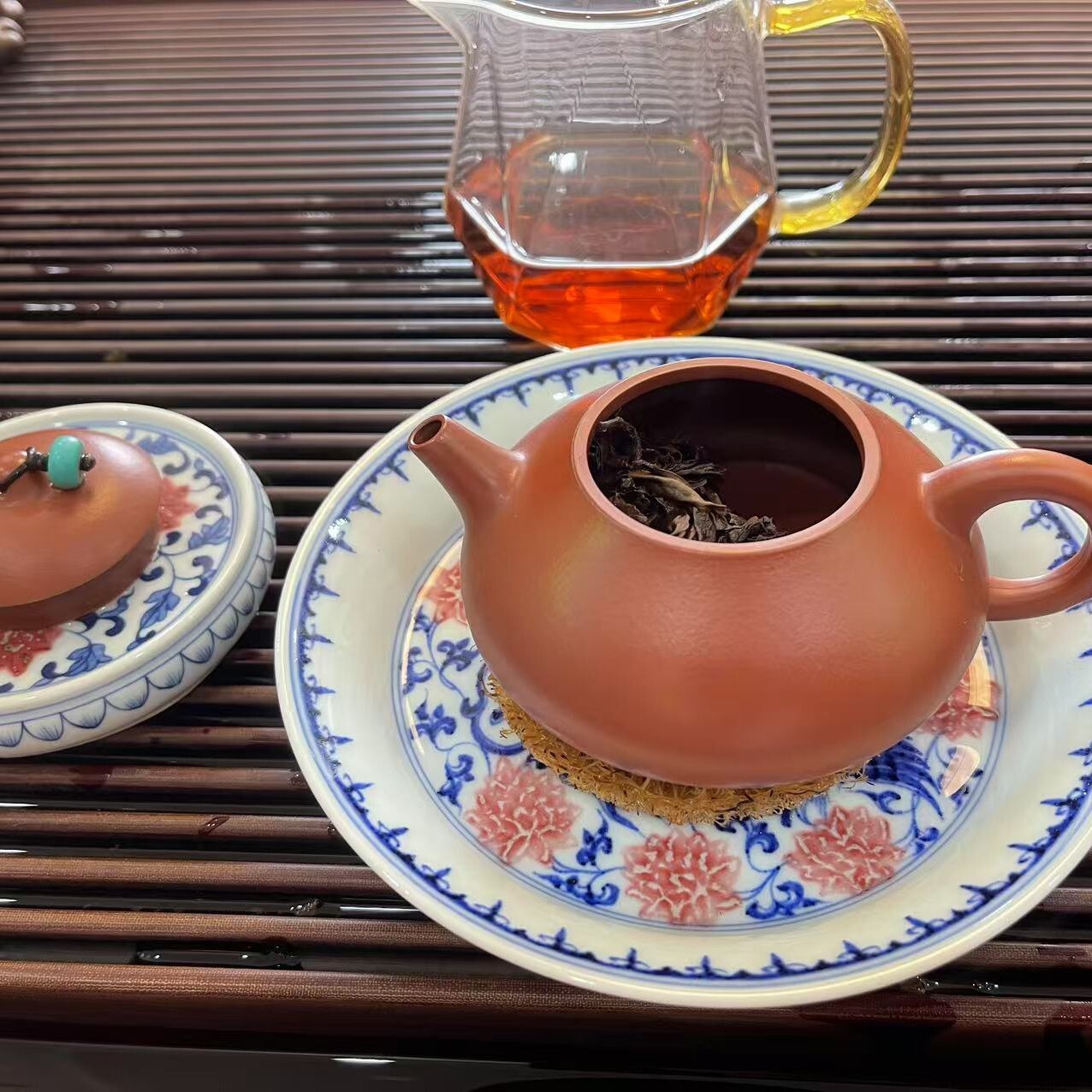 Pu-Erh tea,2005y,濃香型老同志餅茶 Luzhou-flavor Laotongxi,400g,Raw