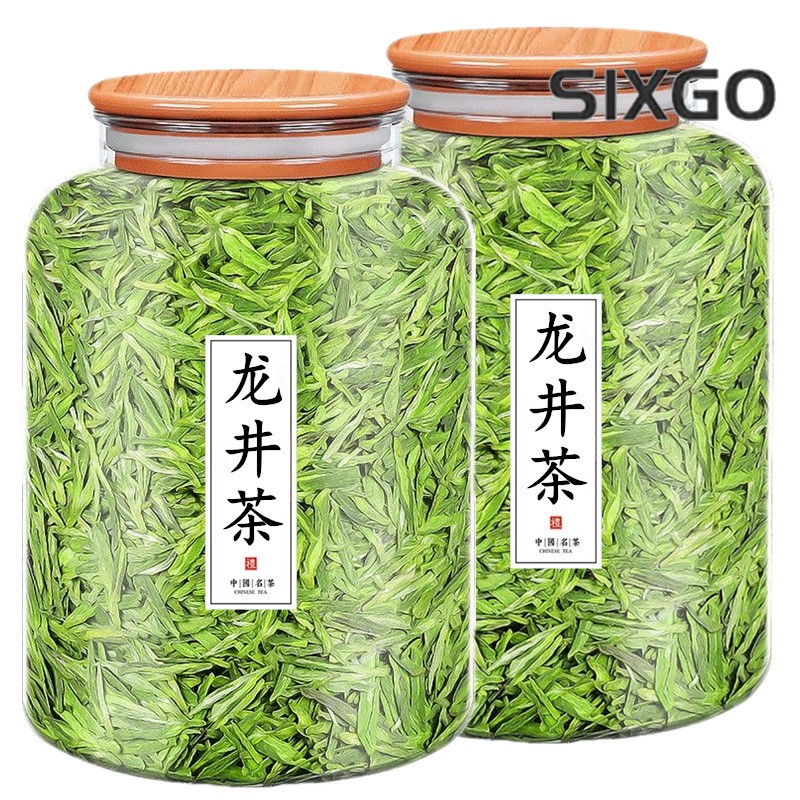 500g Authentic Hangzhou Longjing Tea Strong Aroma Premium Green Tea Canned Tea