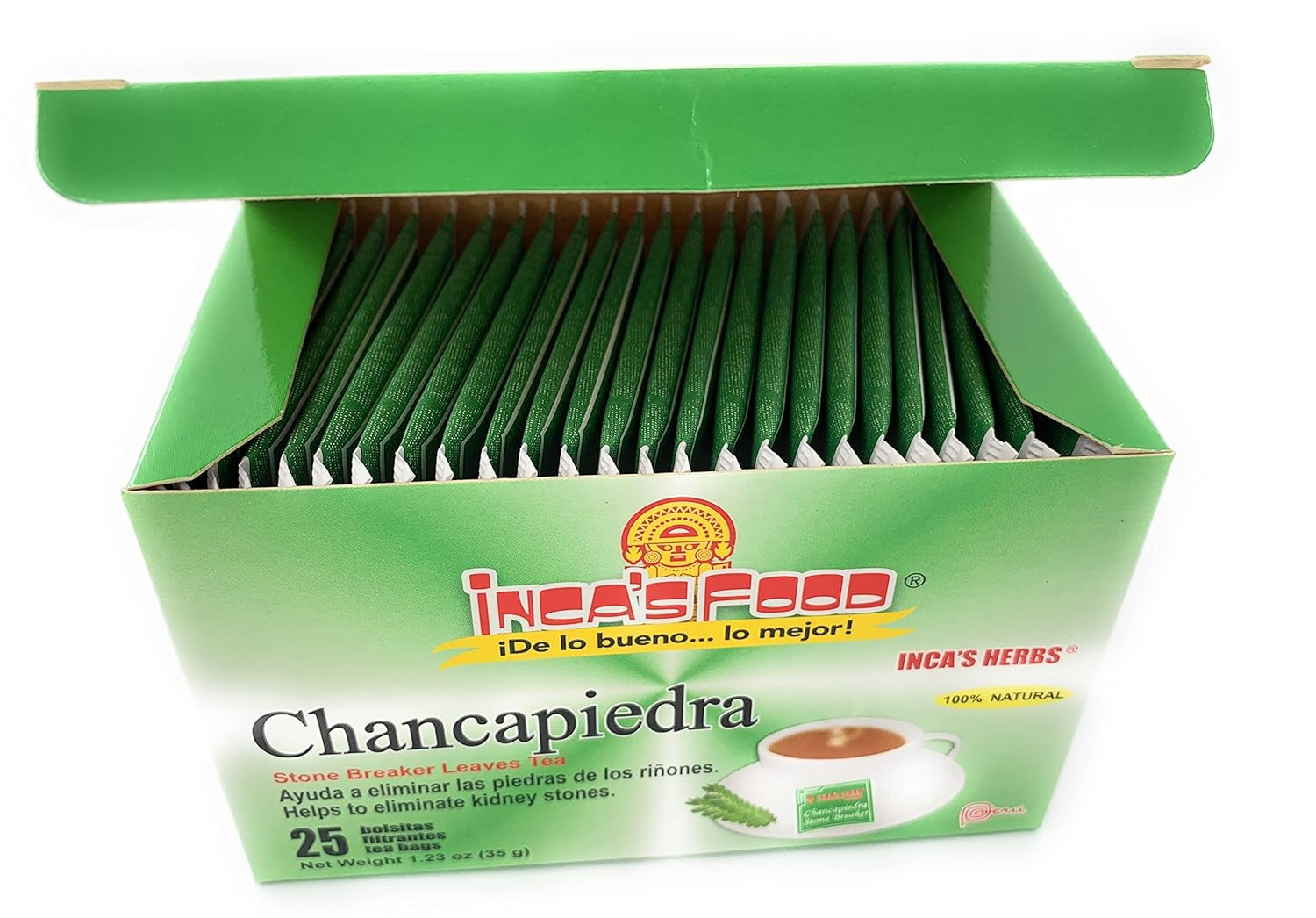 Herb Te Chanca Piedra – Peruvian Stone Breaker Tea Bags (Single Pack – 1.23 Ounc