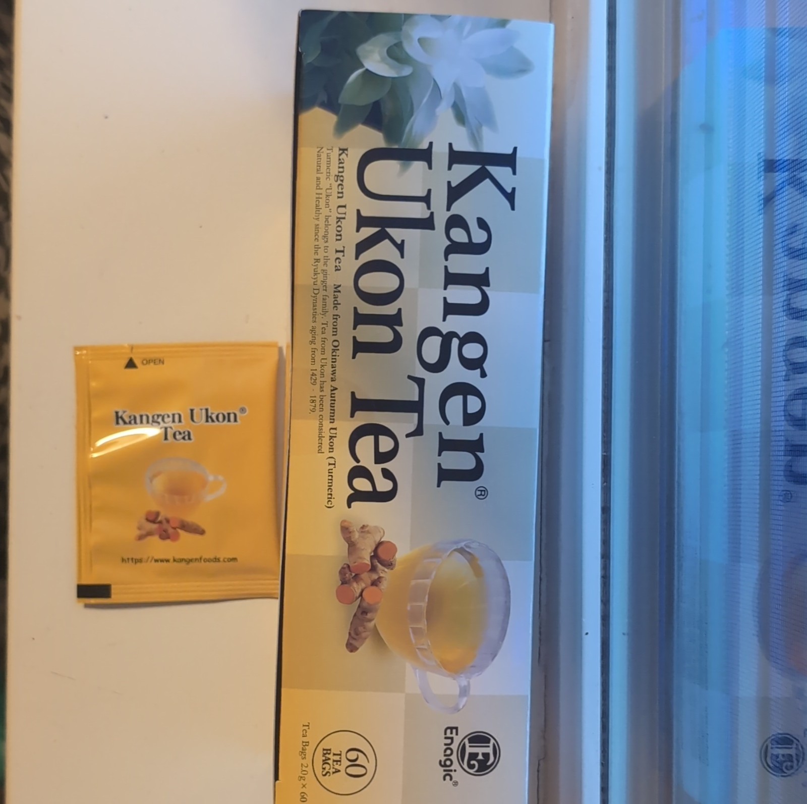 Kangen Ukon Turmeric Tea by Enagic 60 Bags 100% Organic