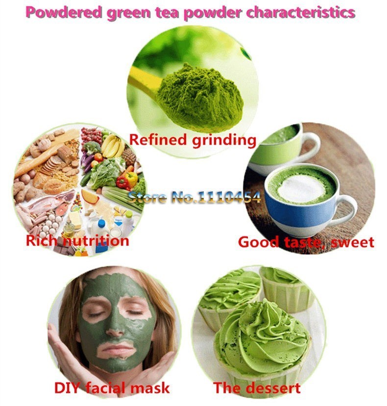 100g Organic Japanese Matcha Green Tea Powder Natural Energy Detox Herbal Drink