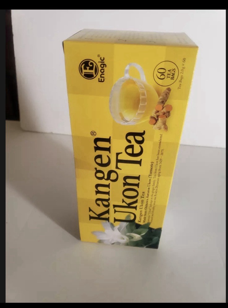 1 Box Kangen Ukon (Turmeric) Tea 60 Bags 100% Organic by Enagic  Sealed New