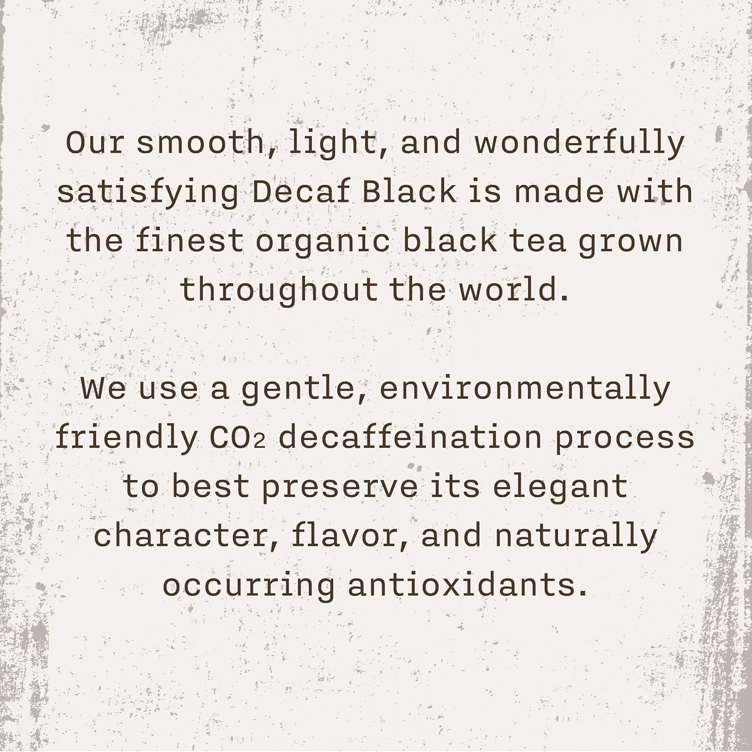 Organic Decaf Black Tea Bags 20 Count Naturally Brisk Flavor Great for Brewing