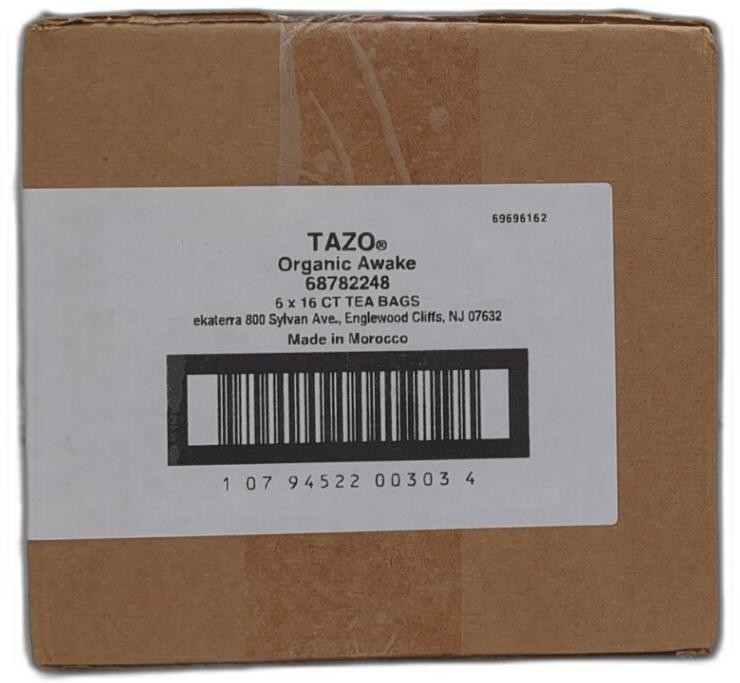 *2026-5-16* Tazo Organic Awake English Breakfast Black Tea Bags, Bold 96ct