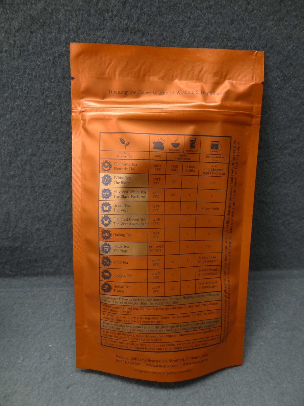 NEW Teavana Rooibos Caramel Chai 2oz 56g Tea Matching Canister 2014 Gift Sample