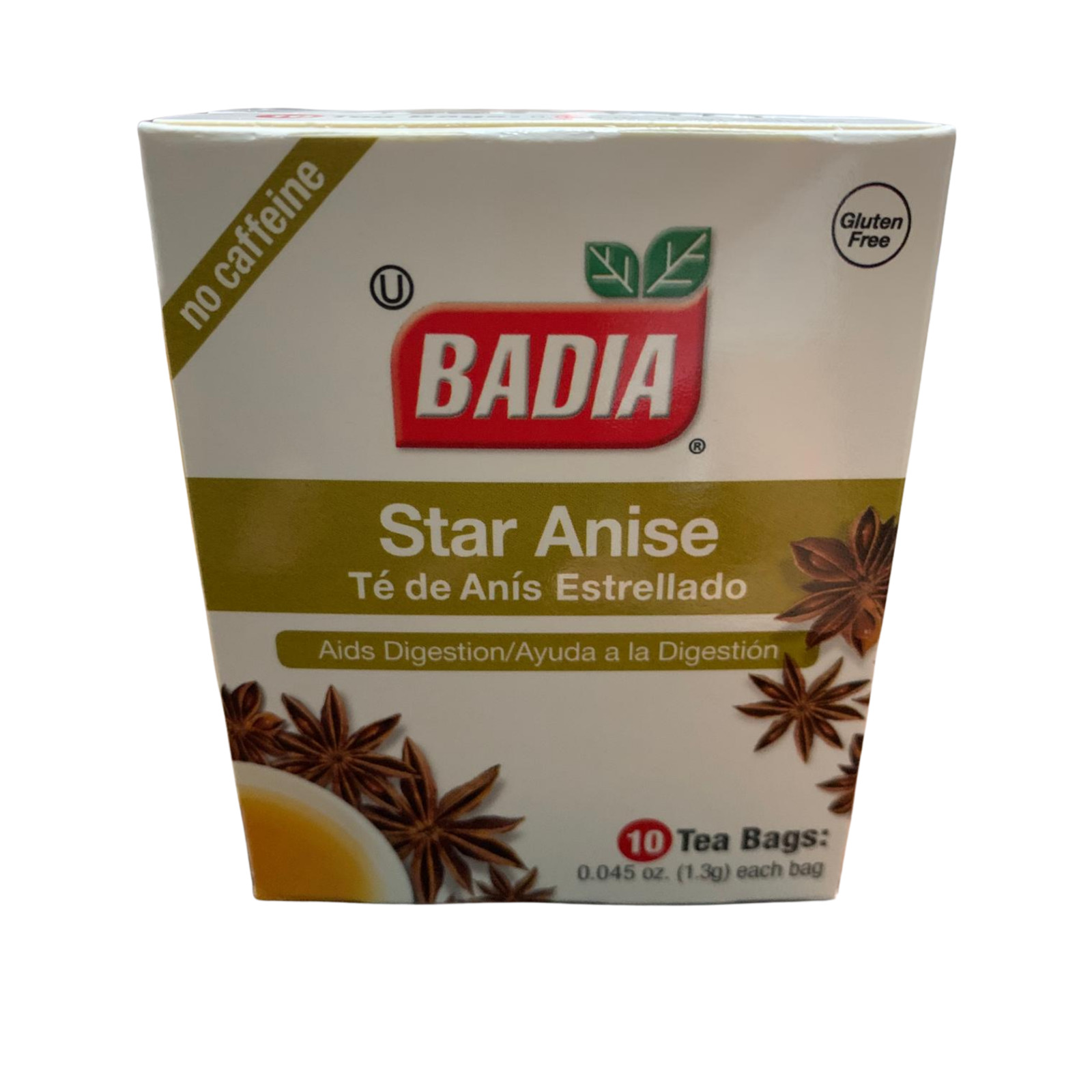 Badia Star Anise Tea 10 Tea Bags Caffeine Free Gluten Free Herbal Tea