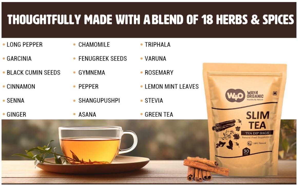 Herbal Tea One Tea with 18 Herbs Cleanse and Detox 30 Tea Bags