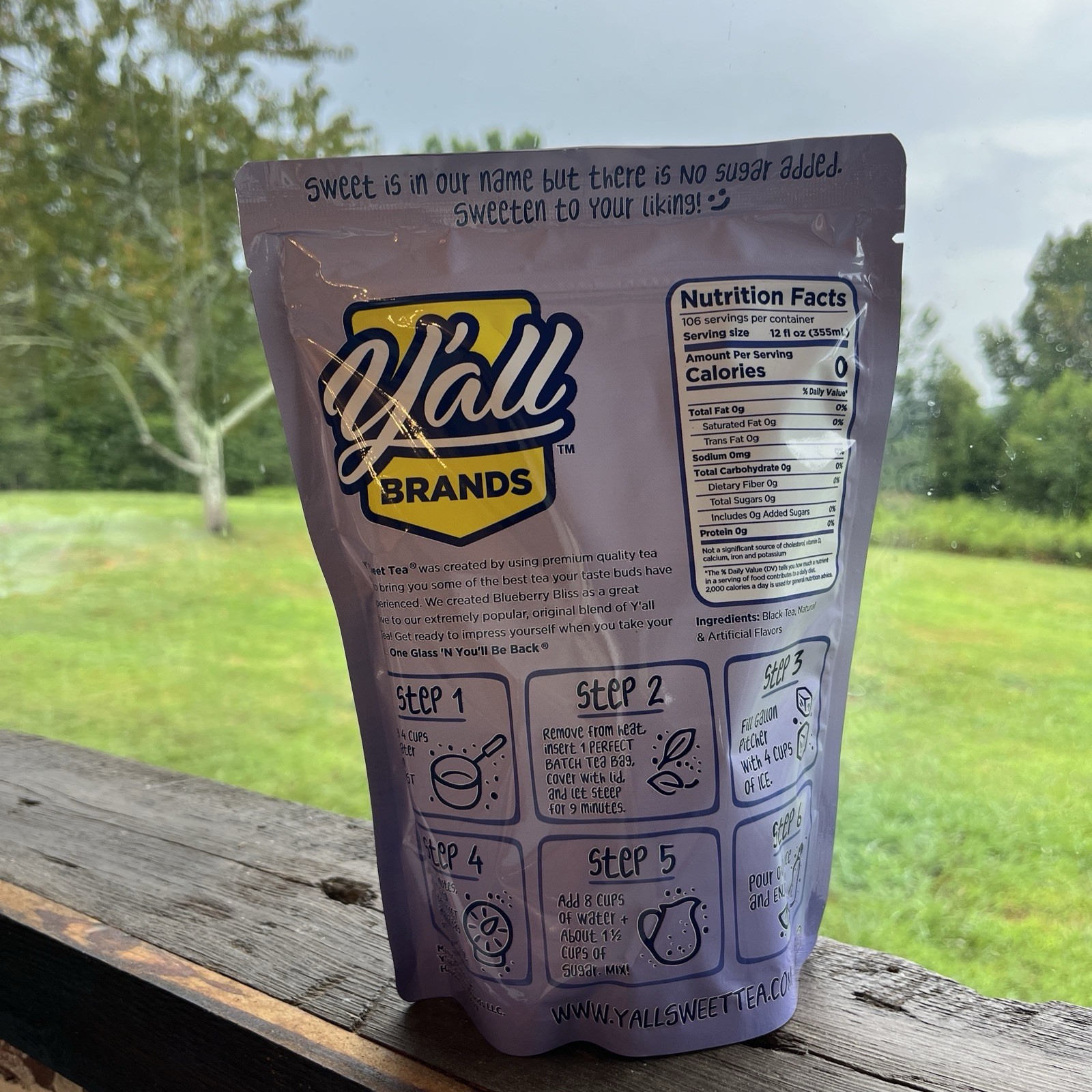 NEW Limited Ed Flavor Y’all Sweet Tea 10pk resealable bags Blueberry Bliss READ