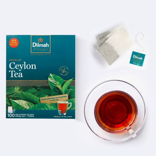 Authentic Dilmah Premium Ceylon Black Tea – 100 Tea Bags | Direct from Sri Lanka