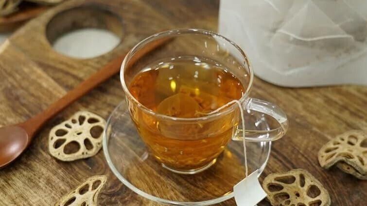 [GAGOPA] Korean Natural Lotus Root Herbal Tea 1g x 12 Teabags (5-Pack, 60ea)
