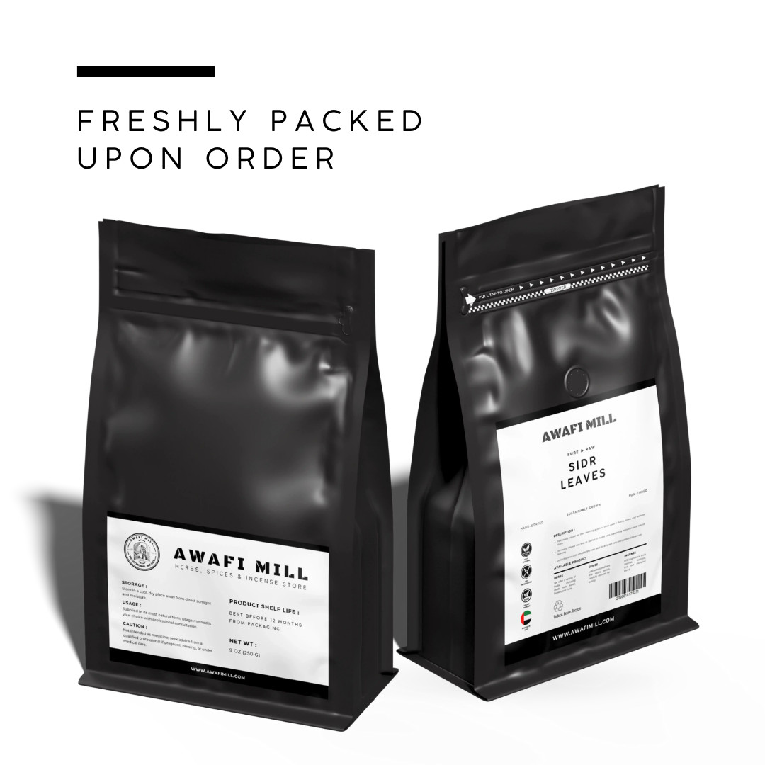 AWAFI MILL Sidr Leaves (Ziziphus spina-christi) – 250 g | 9 Oz