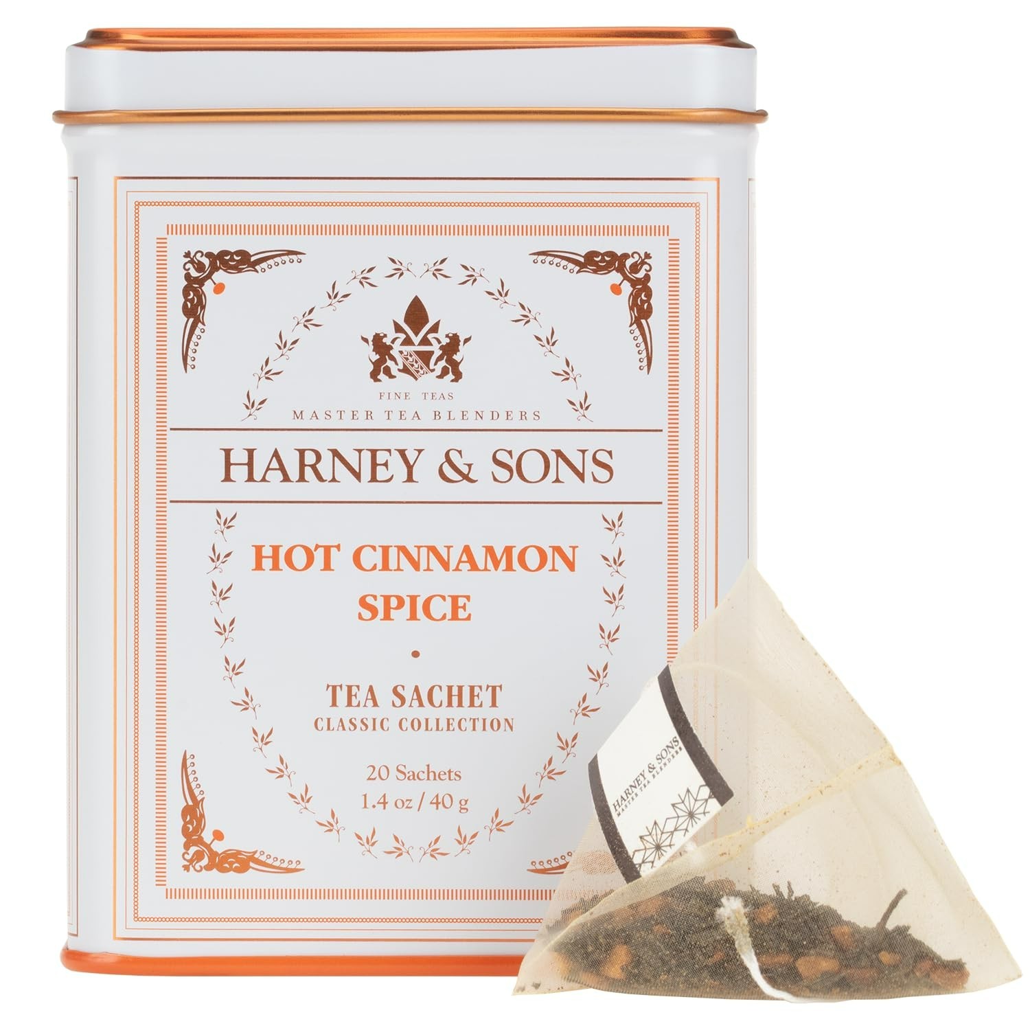 Classic Hot Cinnamon Spice Tea – 20 Sachets of Bold Flavor and Comfort