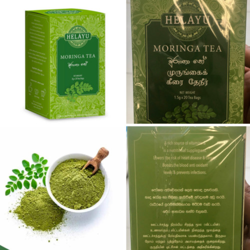 Ceylon Helayu Moringa tea Ayurvedic Natural Bag Quality Best 20 pce freeshipping