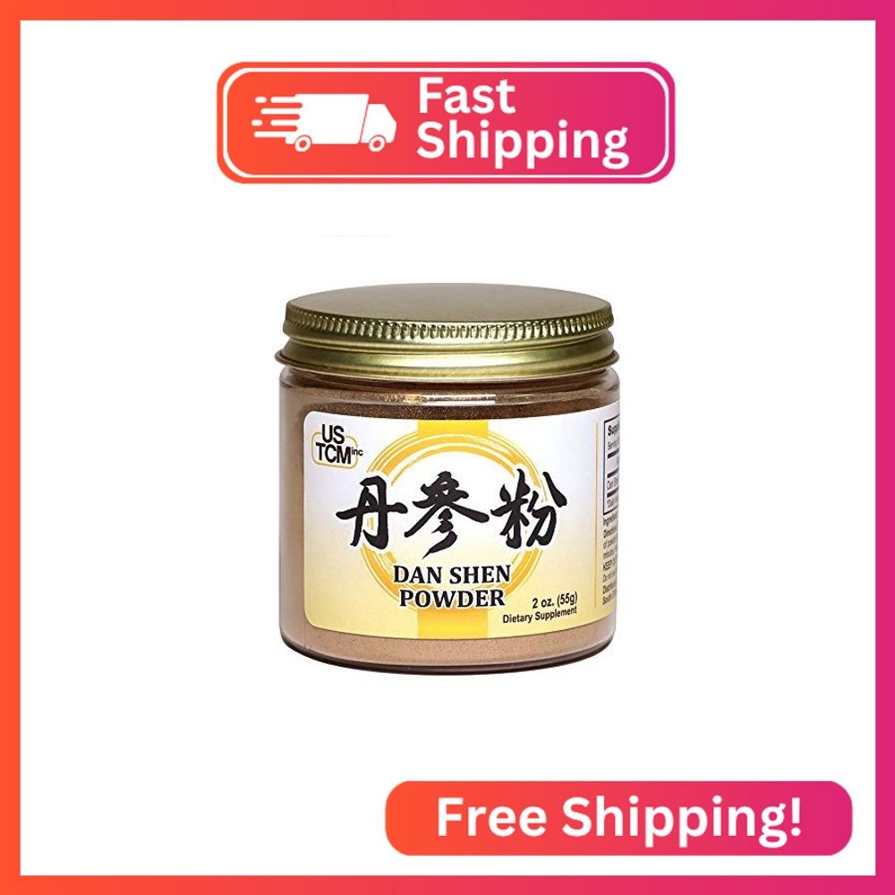 Dan Shen Powder Salvia Miltiorrhiza Powder Red Sage Root Powder 丹参粉 120mesh (2oz