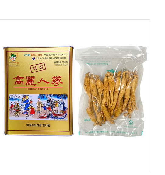 Korean 6 Years Dried White Ginseng Root AA Grade 300g