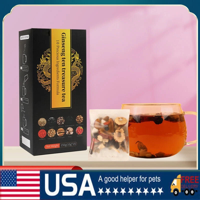 30pcs Ginseng six treasure tea , Kidney tea ,liver tea , red date kidney health