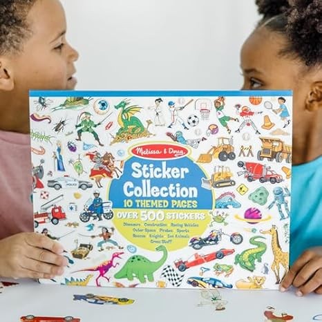 Melissa & Doug Sticker Collection Book – 500+ Fun Stickers: Dinosaurs & More