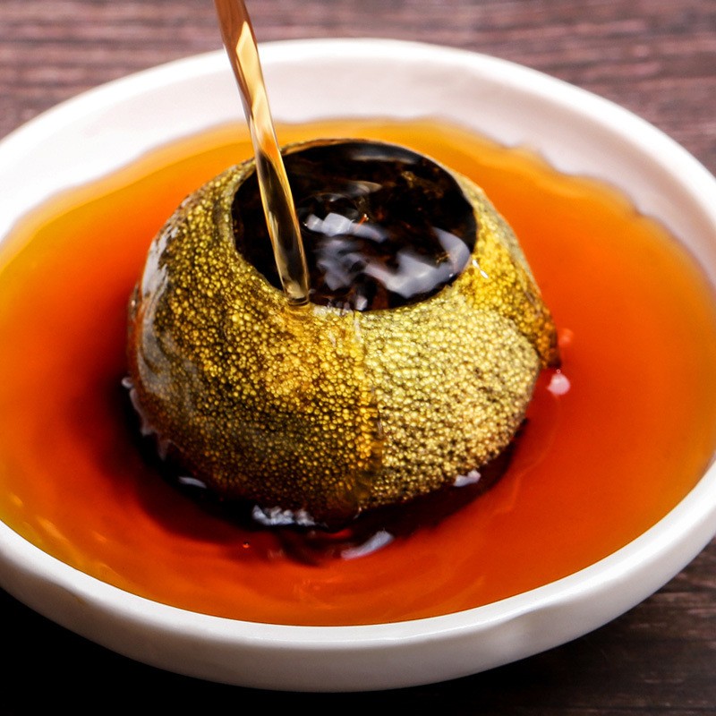 200g Yunnan Small Green Mandarin Orange Royal Court 6 Years Chen Ripe Pu’er Tea