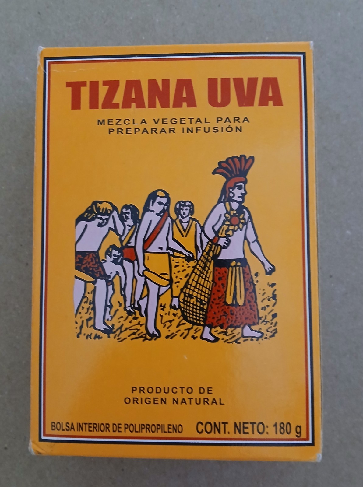 Azteca Tizana Uva Te ( Bear Berry Tea ) – Box of 180g – Free Shipping