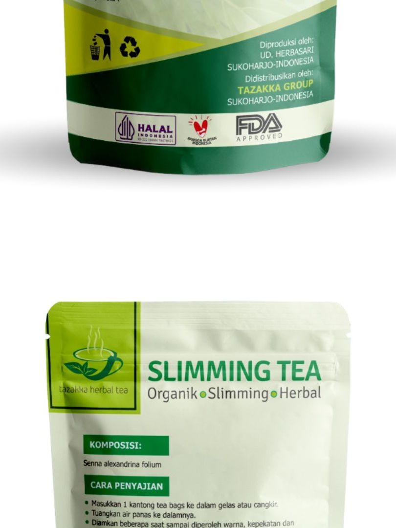 3x slimming herbal tea bags senna jati cina 50g each 150g bundle aroma ritual