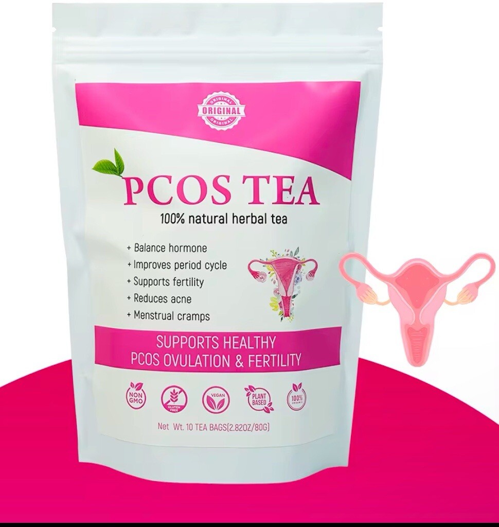 Pcos Fertility Tea for Women Hormonal Balance, Support