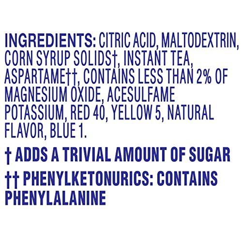 Crystal Light Sugar-Free Lemon Iced Tea On-The-Go Powdered Drink Mix 120 Count