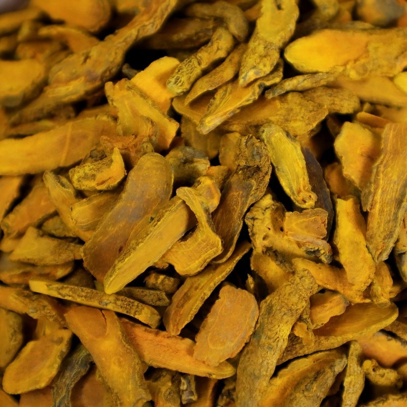 Dried turmeric slices, 8oz, Herbal Tea, Vegan, Hand picked, Pack in USA 九龍堂 姜黄
