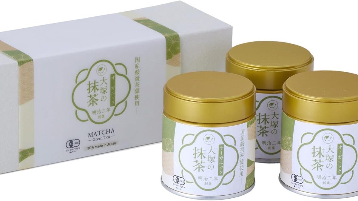 Organic Matcha Powder Japan 90g (30g x3) Ceremonial Grade Gift Set