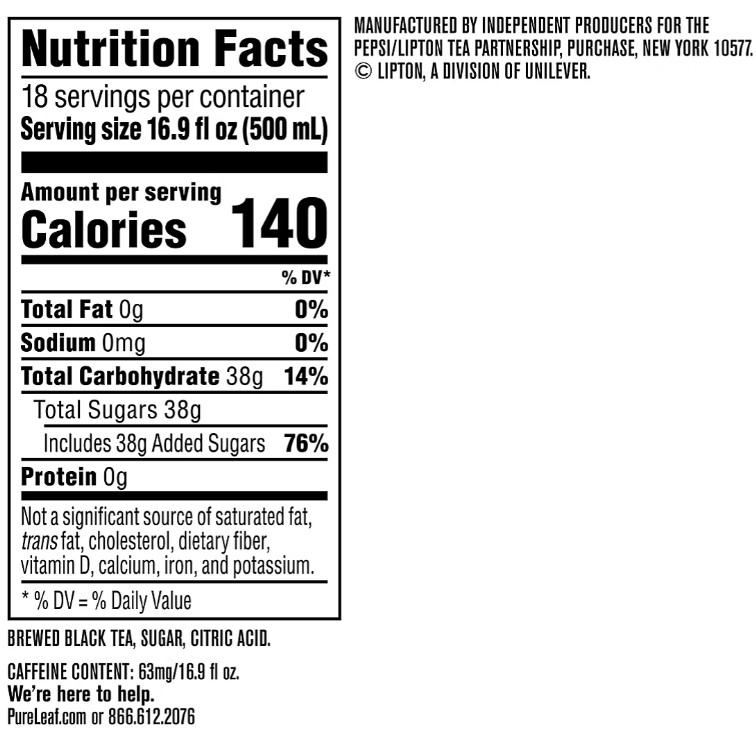 Pure Leaf Real Brewed Tea Sweet Tea 16.9 fl. oz., 18 pk