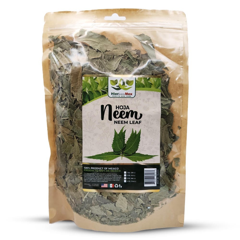 Neem Leaf Herbal Tea 4 oz.-113g Hoja de Neem Te Herbal, Natural Mexican Herb
